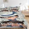 Detective Conan Costume Change Bedding Set  Comforter Cover Gift for Bedroom,Includes 1 Cover and 2 Pillowcases, No InsertB349