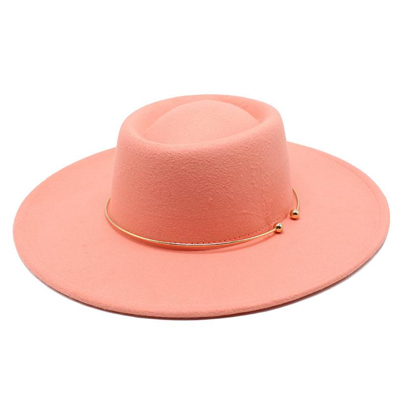 Wool Felt Classic Bowler Hat With Wide Brim For Outdoor Casual Wear