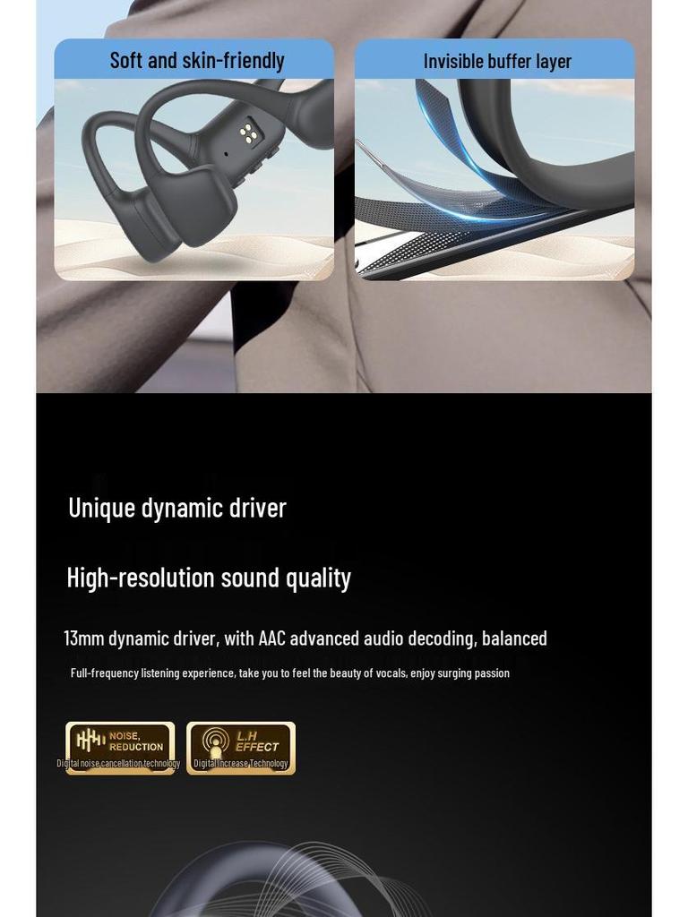 G01 Bone Conduction Sports Bluetooth Earphones, Open-Ear for Running and Cycling