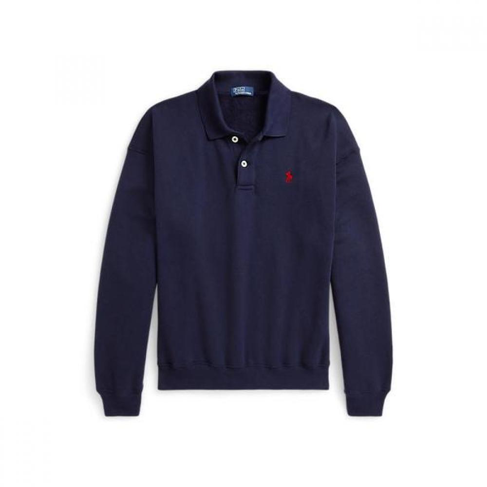 Polo Ralph Lauren Women Lightweight Fleece Long Sleeve Polo Wmpokninfb20912410 XS