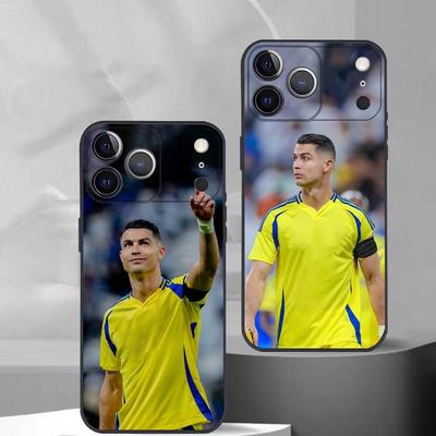R-Ronaldo Cool CR7 fotbalový obal na telefon Silikonový měkký Pro IPhone 17 16 15 14 13 12 11 X XR Plus Pro Max Plus