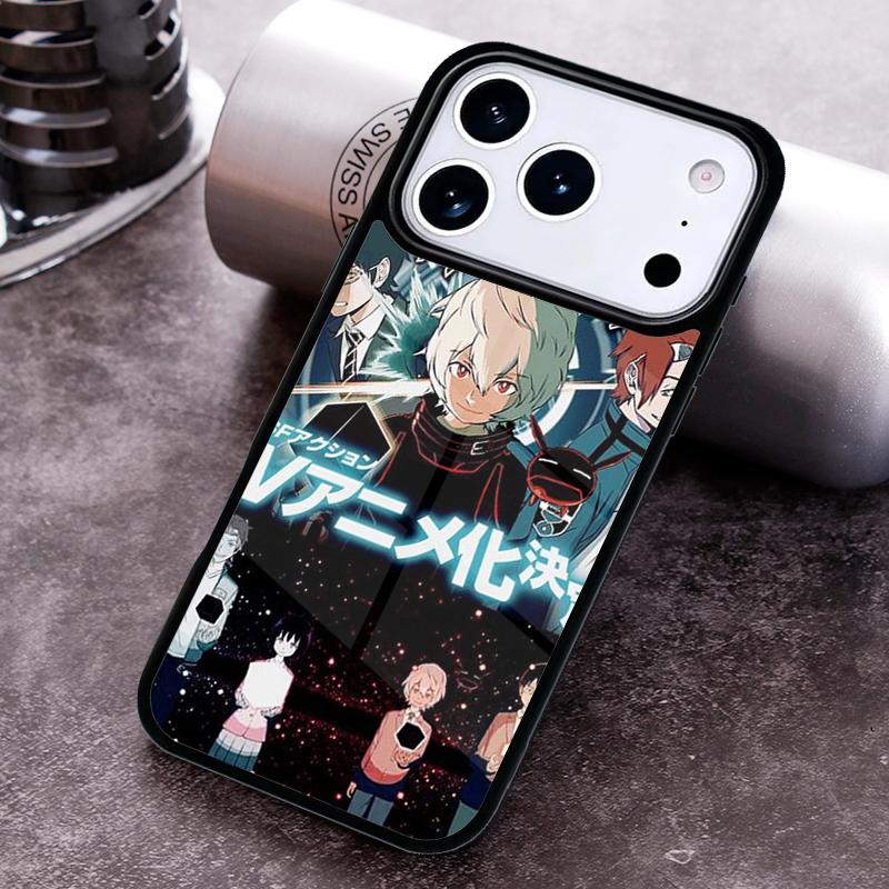 World Trigger Phone Case For iPhone 17,16e,15,14,13,12,11,Mini,Pro,MAX soft Silicone Cover