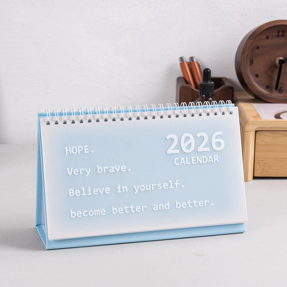 2026 Large Desk Calendar English Annual to Do List Monthly Daily Planner Time Management Book