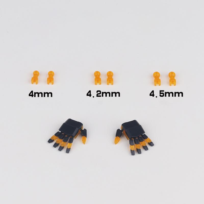 1 Pair Action Figures Building Claw Diy Accessories Movable Hand Set 3.0 Mg 1/100 1/144 Astray Red Frame Sazabi Ver.Ka Model