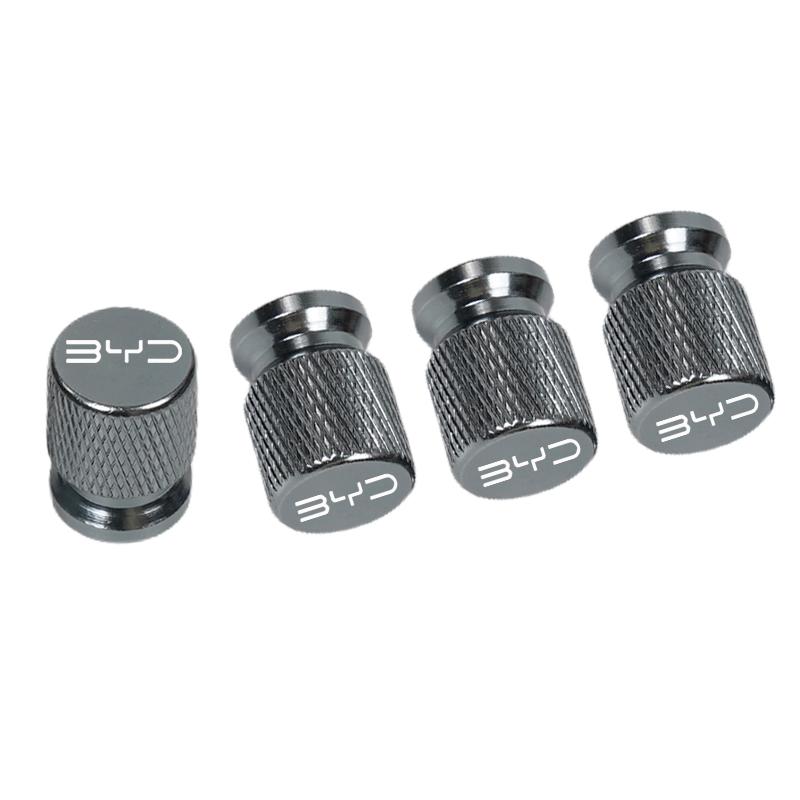4pcs Car Wheel Tire Valve Caps Tyre Stem Covers for BYD Atto 3 Yuan Plus Yuan UP Song Plus Seal Dolphin Seagull Sealion Shark