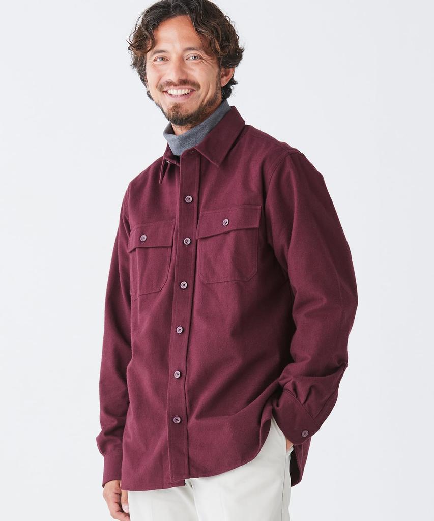 LL Bean Shammy Cross Japan Navy 1000054885 Men's Shirt, Fit, XL, Blue,