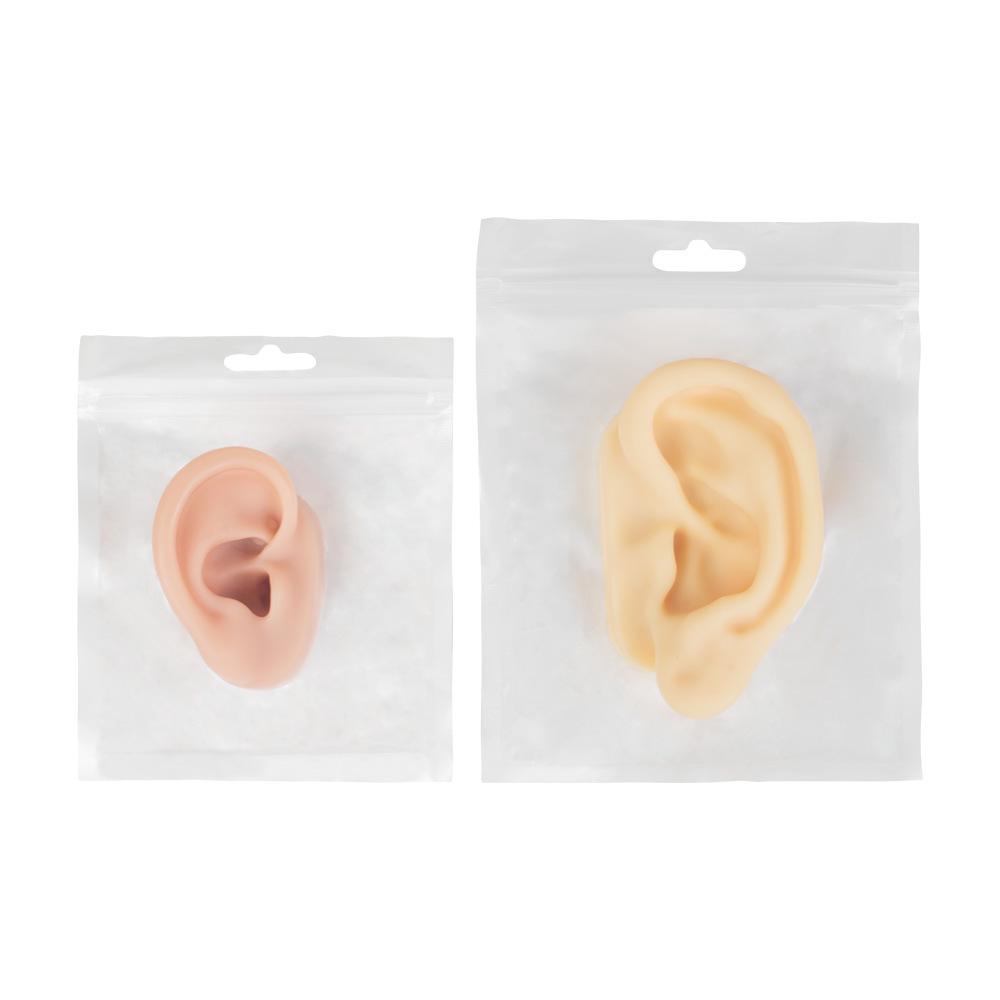 Modello in Silicone 5D per Orecchio per Pulizia Orecchie, Punti di Agopuntura, Piercing, Gioielli e Esposizione Apparecchi Acustici