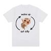 Funny Cute Cat Printing T Shirts Unisex Unisex Harajuku Aesthetic Short Sleeve Top Summer Graphic High Quality Meme Casual Clothing