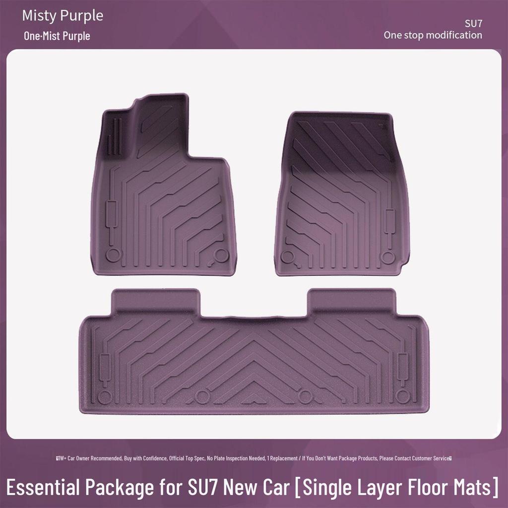 Xiaomi SU7 TPE Autoteppiche - Rutschfest, Verschleißfest Innenraum Teppich Zubehör