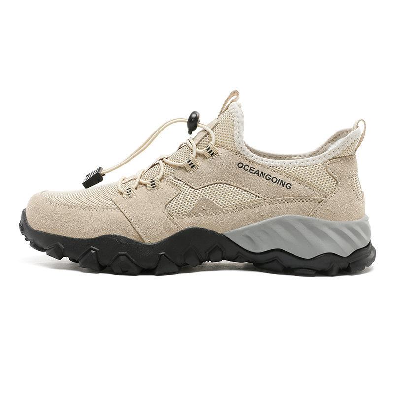 Breathable Hollow Mesh Shoes Men'S Sports Shoes Men'S One-Pedal Lightweight Non-Slip Outdoor Casual Creek Shoes