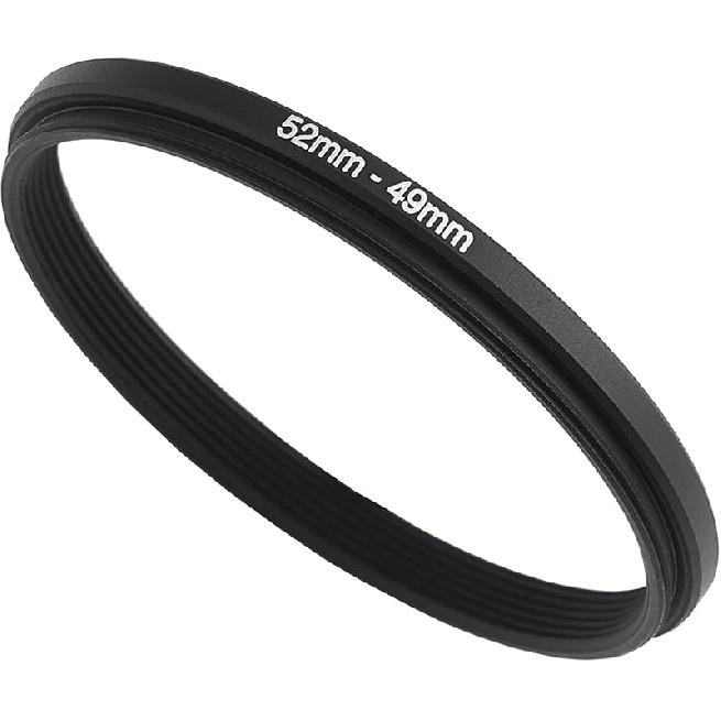 49mm To 58mm Step-Up Ring Filter Adapter for All Brands UV ND CPL Metal Ring Step-Up Rings Adapter Filter (49mm-58mm)