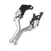 Motorcycle Brake Handle Adjustable Size Motorbike Modification Clutch Drum Brake Lever Handle with LED Light