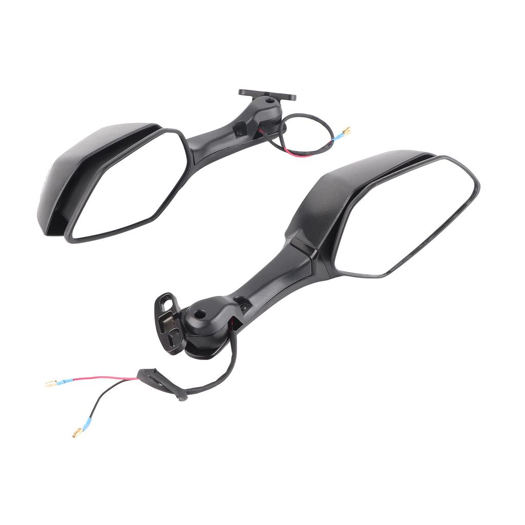 Motorcycle Rear View Mirrors with LED Turn Signal Lights Replacement for NINJA ZX10R 2011?2015