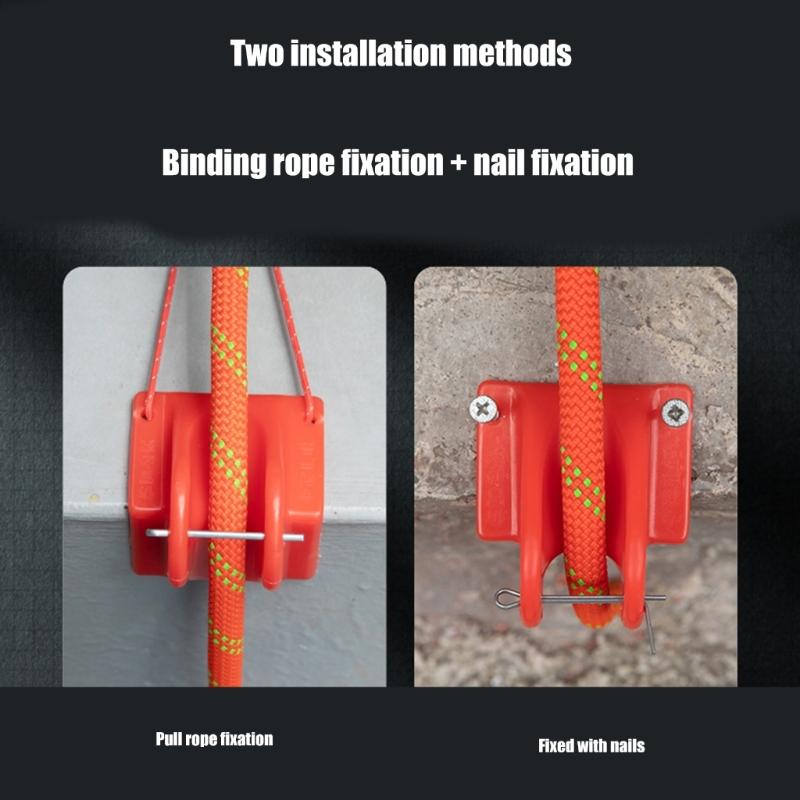 5pcs Safety Rope Protective Sleeve Fixed Rope Edges Protectors Climbing Rope Protectors Retraction Device Climbing Supply