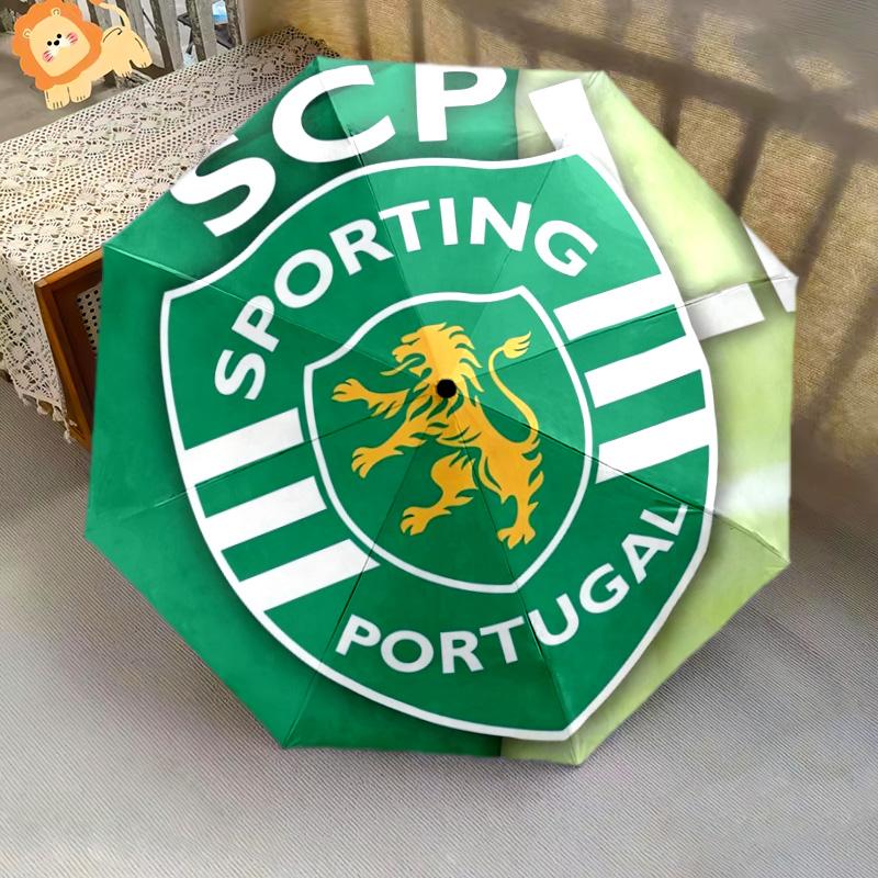 SCP Portugal: Green Gold Pride Folding umbrella travel Portable light outdoor Three folds