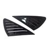 For Ford Focus MK2 Hatchback 2005-2011 ABS Plastic Rear Window Quarter Louver Scoop Cover Side Vent Trim Car Adhesive Accessorie
