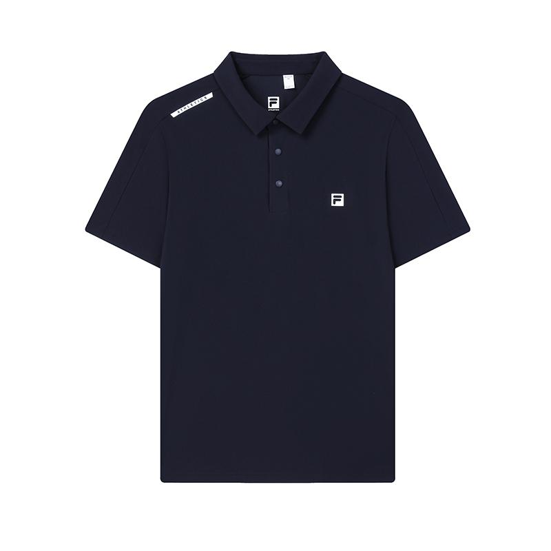 

New FILA Fitness Polo Shirt Men s RD Royal Blue A11M431110FNV M(170/92A)