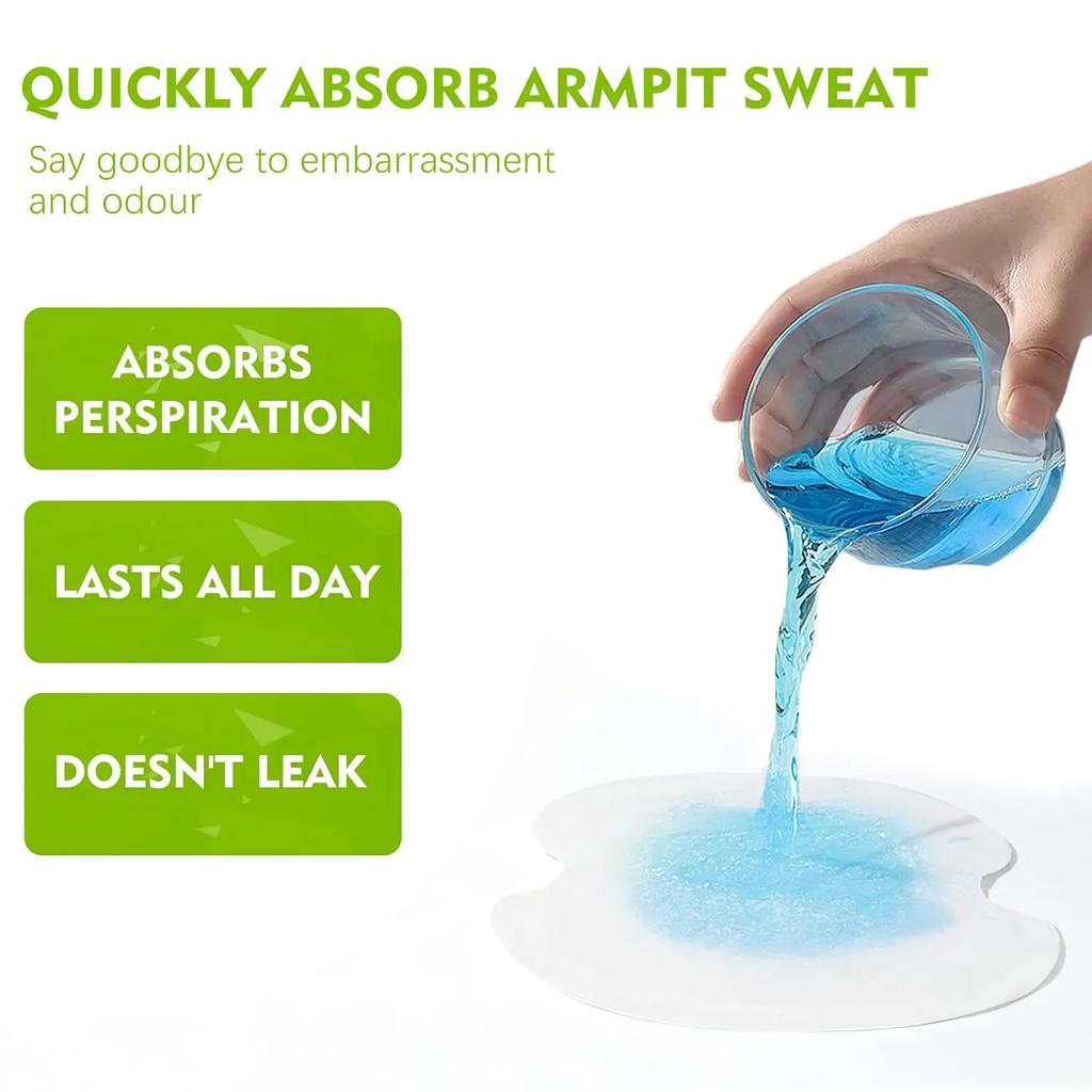 11-111PC Unisex Summer Sweat Pads Deodorants Underarm Anti Perspiration Sweat Pads Disposable Armpit Absorb Useful Shield Pads