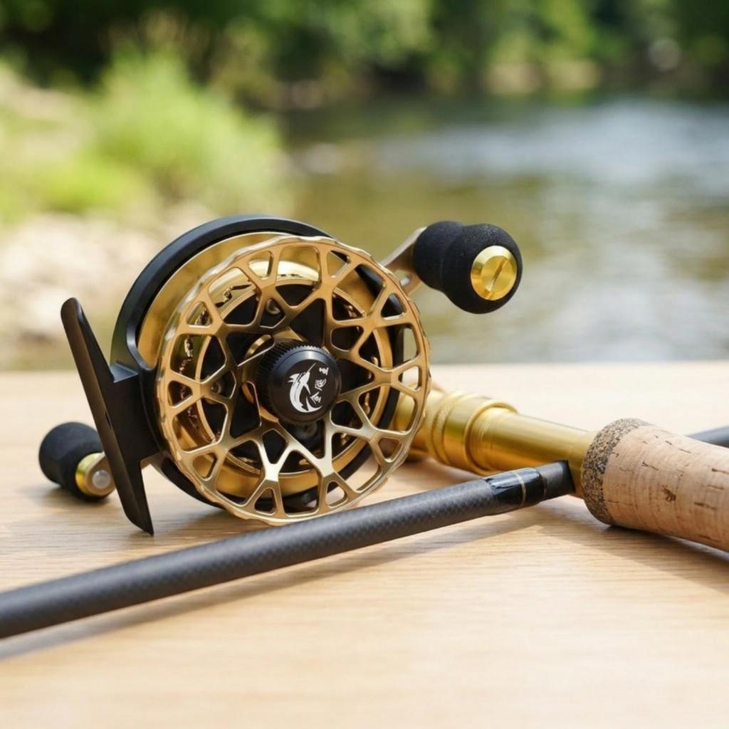 Fishing Reel with Two-Modemode Control All-Metal Slim-Profile