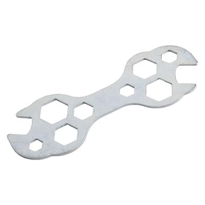 10 v 1 Mini Plochý Ocelový Šestihranný Klíč 8-17mm Cyklistický Šestihranný Klíč Vidlicový Klíč Opravné Nářadí Domácí Ruční Nářadí Pro Opravné Potřeby