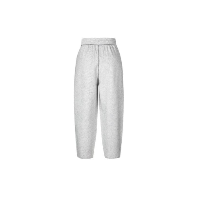 Nike Calça de Moletom Tricotada Feminina Cinza Fumaça Claro DQ6682-084