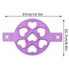 1pcs Silicone Non Stick Fantastic Seven Holes Egg Pancake Maker Ring Kitchen Baking Omelet Moulds Flip Cooker Egg Ring Mold