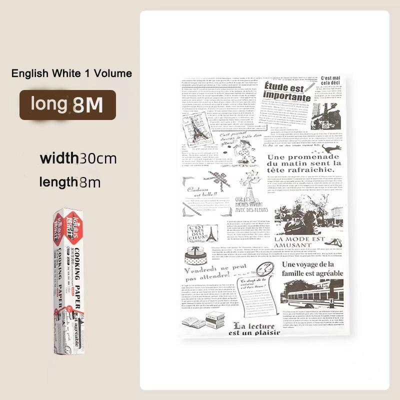 

Одноразовая бумага, впитывающая масло для выпечки белый