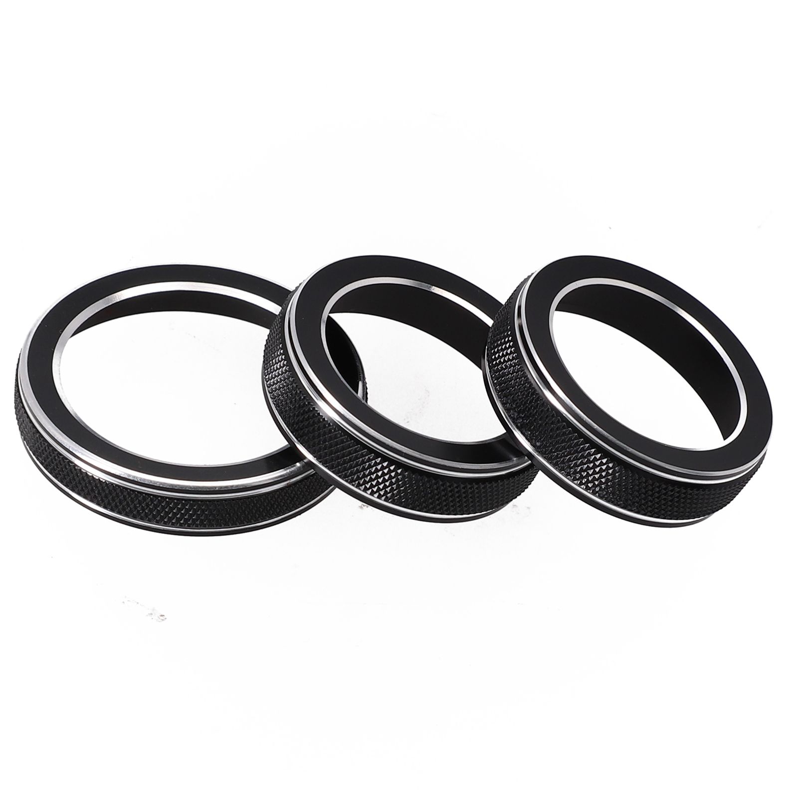 

3 шт. Накладка на ручку регулировки громкости и радио кондиционера, алюминиевое декоративное кольцо, накладка для Jeep Grand для Cherokee 2014-2025