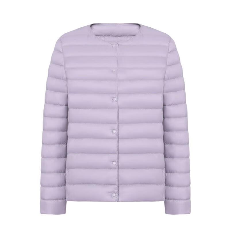 Tri-polar Women's Lightweight Round Neck Down Jacket