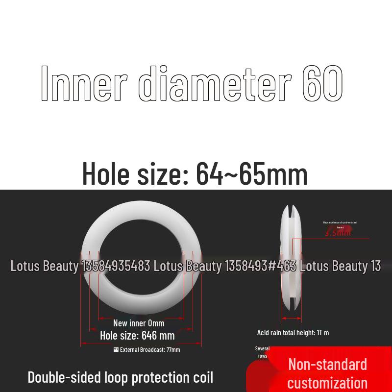 Industrial Dustproof Double-Sided Rubber Cable Grommet & Sealing Ring for Distribution Box