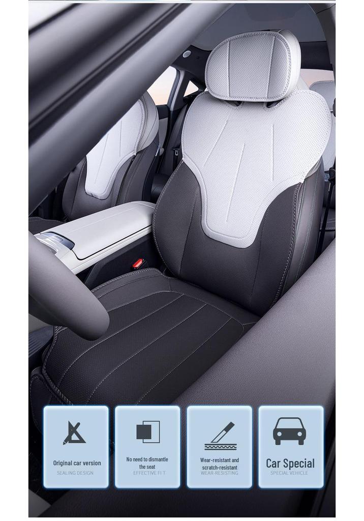 Deep Blue L07 All-Season Car Seat Cushion and Cover Set