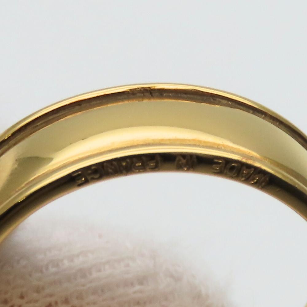 Used HERMES Scarf Ring Saintur Belt Metal 6.1g Gold Gold Plated