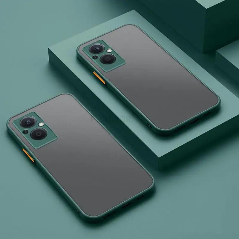 

Shockproof Case For OPPO Reno 8 Lite 5G 7 6 5 Lite 5Z Reno8 Lite Reno7 Reno6 Silicone Matte Cover Housing Carcasa Reno 8 Lite 5G