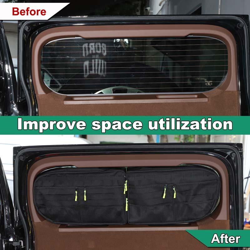 For Great Wall Tank 700 2024+ Oxford Cloth Car Tailgate Window Sill Fence Storage Box Organizer Rack Bag Interior Accessories