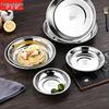 Chuixiaoman 201 Stainless Steel Round Steaming & Serving Plate