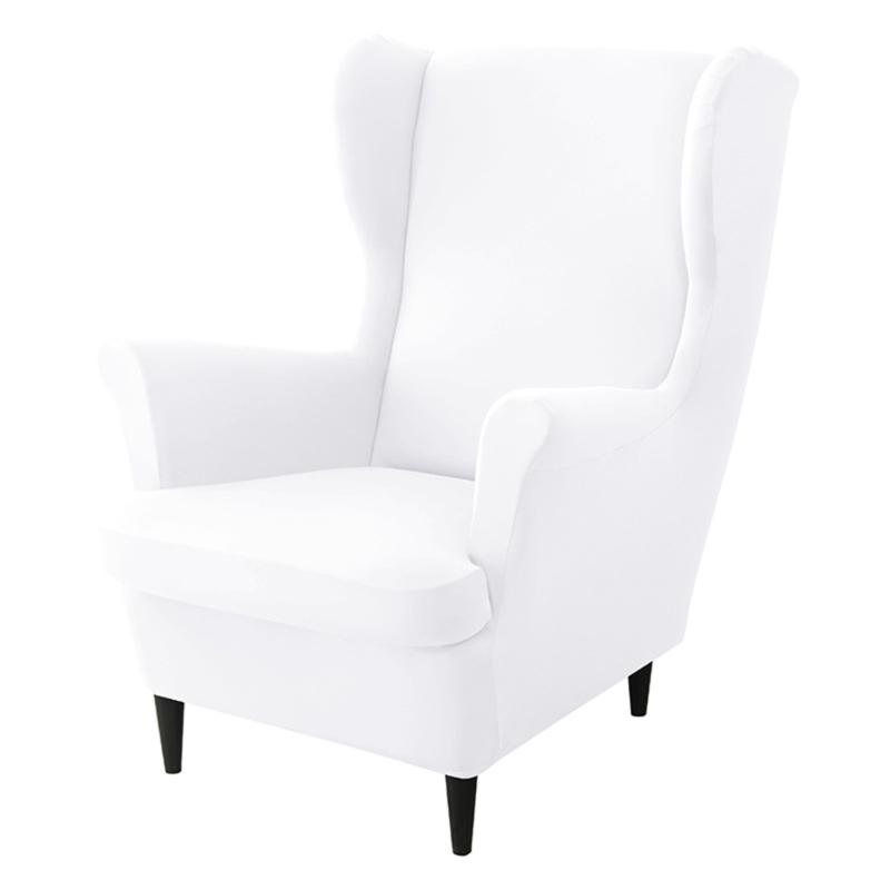 

Armchair Cover 2Piece Set Chair Slipcover Soft HighStretch Chair Cover білий
