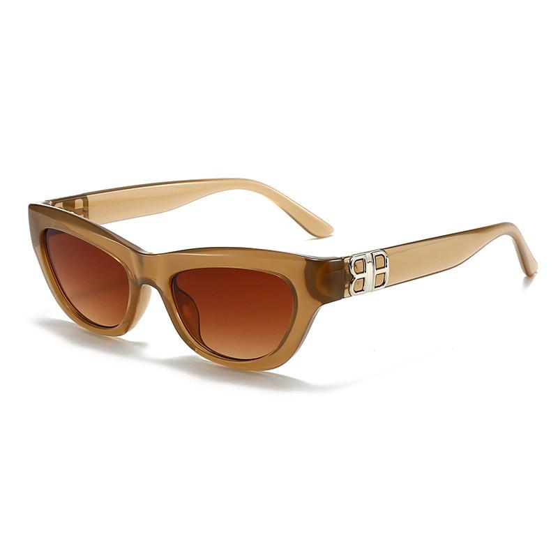 New Summer 2025 Cat Eye Sunglasses With Uv400 Protection For Fashionable Outdoor Activities