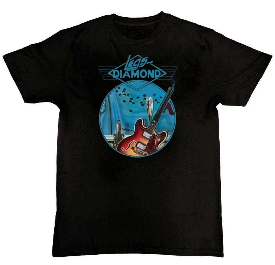 

Vtg Legs Diamond Band Graphic Print Unisex Mens 100% Cotton T-shirt Mens Tees Top 4XL