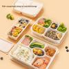Degradable 4-Compartment Disposable Lunch Box