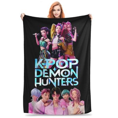 Fantasy Hunter Boys Flannel Blanket Vintage Retro Throw for Bed Sofa Couch Bedspreads Home Decor