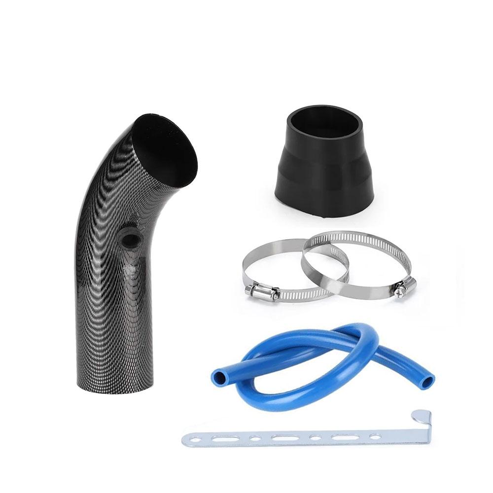 3" 76mm Universele Aluminium Auto Luchtinlaat Pijp Kit 3 Inch Raceauto Koude Luchtinlaat Aluminium Pijp Luchtfilter