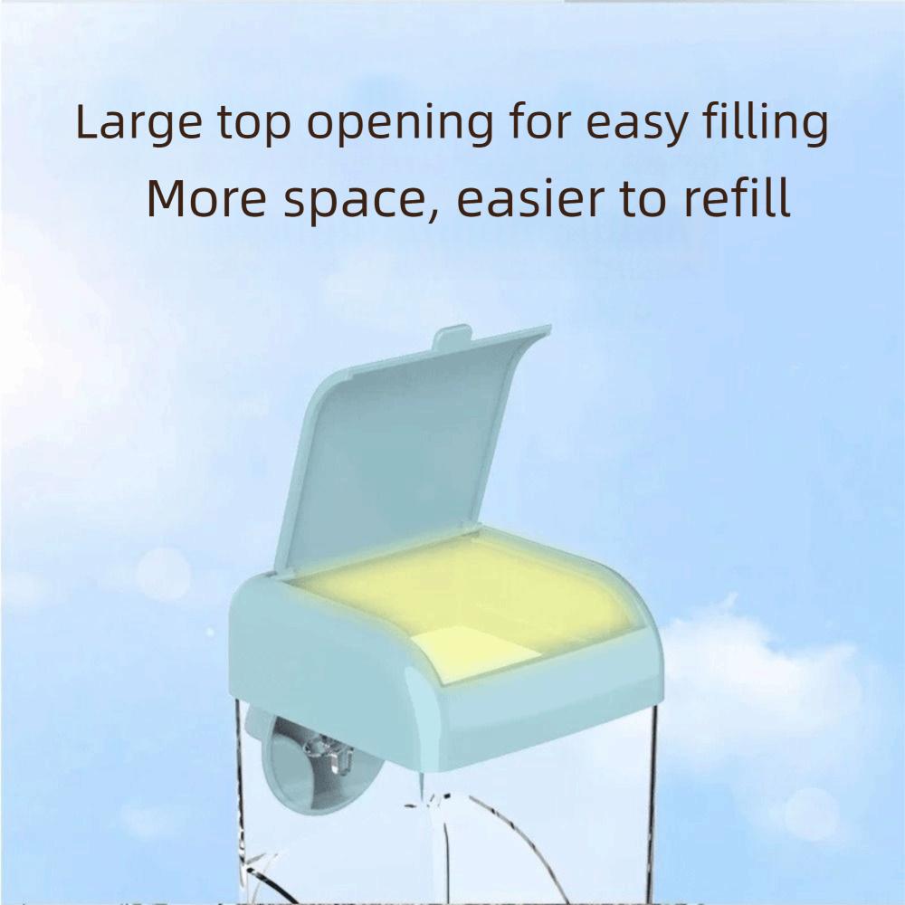 Large Capacity Bird Cage Feeder Husk Separation Bird Food Dispenser  for Bird Cage