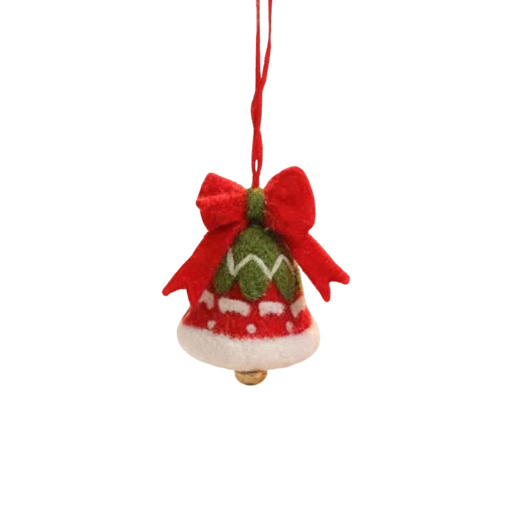 Christmas Decorations Wool Bell Snowman Pendant Old Man Gift Christmas Tree Ornaments