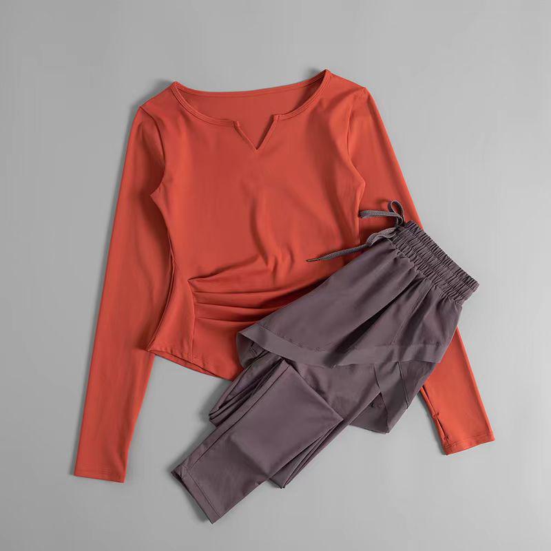 2024 Women's Quick-Dry Yoga Suit: Autumn/Winter Activewear for Running, Pilates, and Fitness