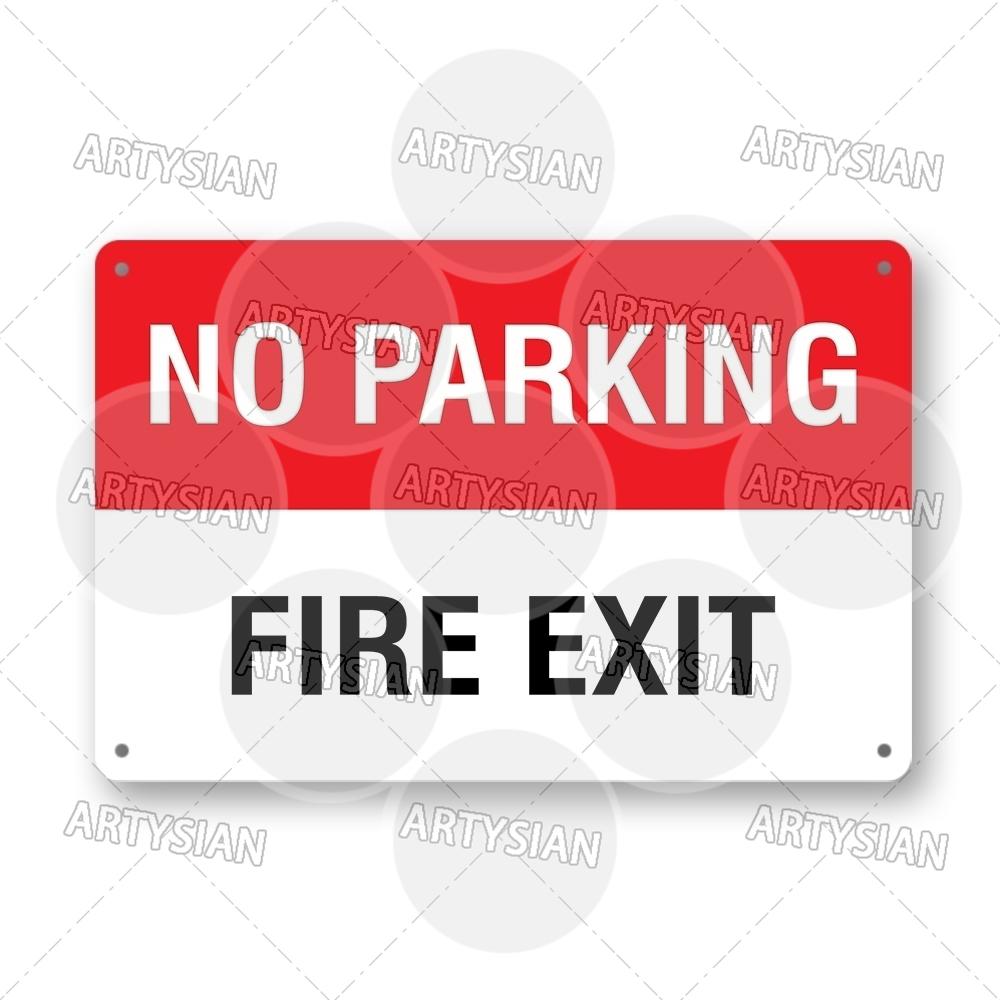 Fire Safety Metal Sign Flammable Warning Emergency Exit Escape Alarm Extinguisher Instruction Signage Assembly Hose Reel Plaque