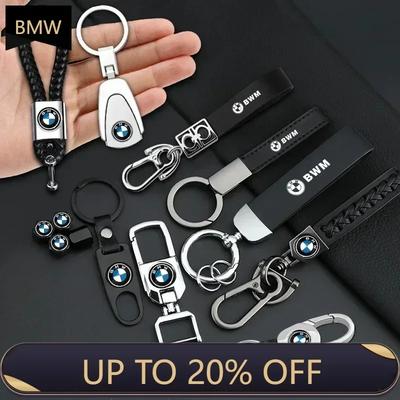 E60 E93 2025 Pour BMW Porte-clés de voiture en métal et cuir Anneau de clé Décoration Accessoires de voiture Pour BMW E36 E46 E90 E60 E39 F30 F10 F20 X5 E70 E5