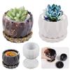 Round Gypsum Silicone Mold DIY Succulents Concrete Flower Pot Vase Plaster Cement Molds Clay Candle Holder Mould Decor