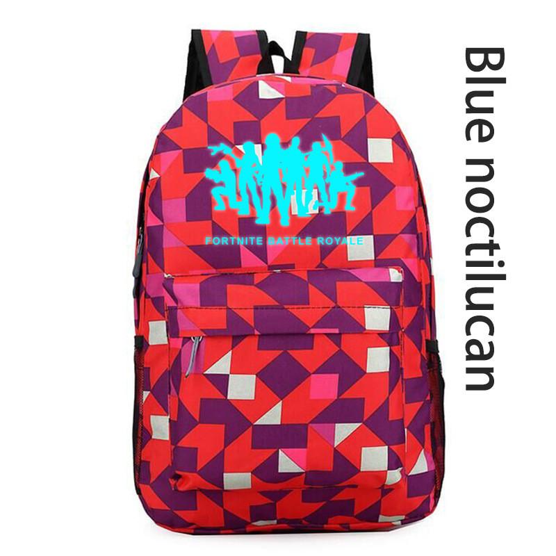 Luminous Bag Game Youth Campus Fashion Trend Backpack For Unisex