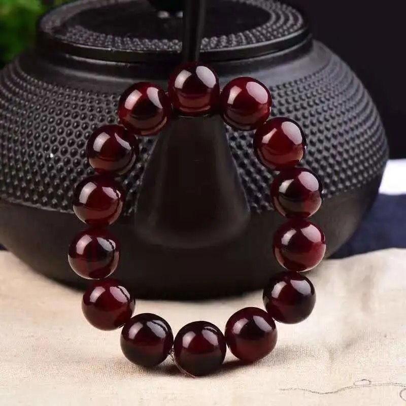 Natural Mountain Tortoise Shell Blood-Nourishing Qi Enhancing 108 Bead Mala Bracelet