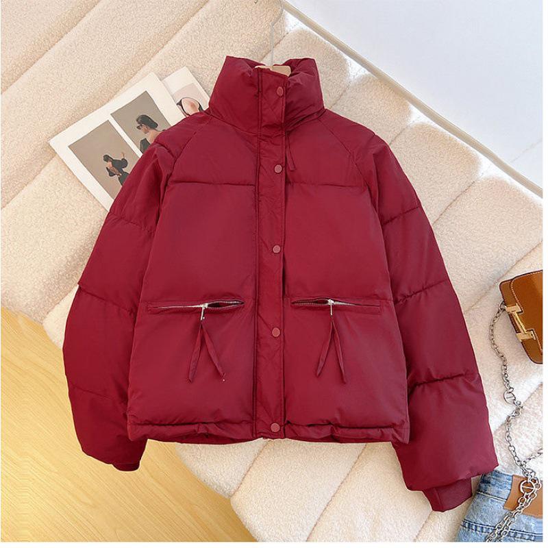 2023 Women's Winter Fashion Lightweight Down Cotton Jacket - Short, Loose, Thickened, Petite Coat